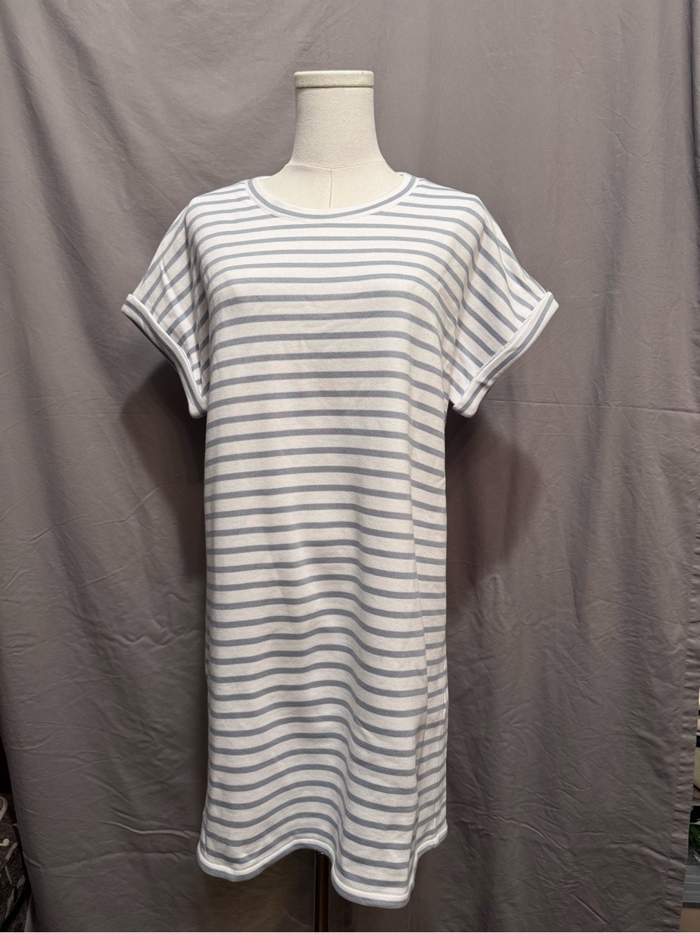 NWOT Splendid  Cassie Stripe Cotton French Terry Mini Dress - Size S
